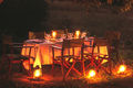 Enjoy delicious meals served by lantern light whilst listening to the night sounds of the Botswana bush