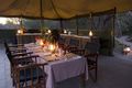 Enjoy delicious meals served on beautifully laid tables whilst on this Botswana safari